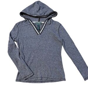 Lauren Active Ralph Lauren Cotton Sweater Small Heather Brown Hoodie Pullover